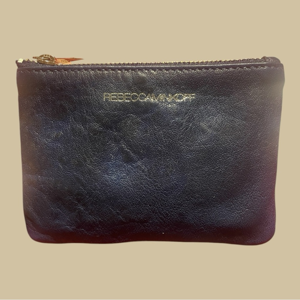 Rebecca Minkoff Navy Leather Pouch